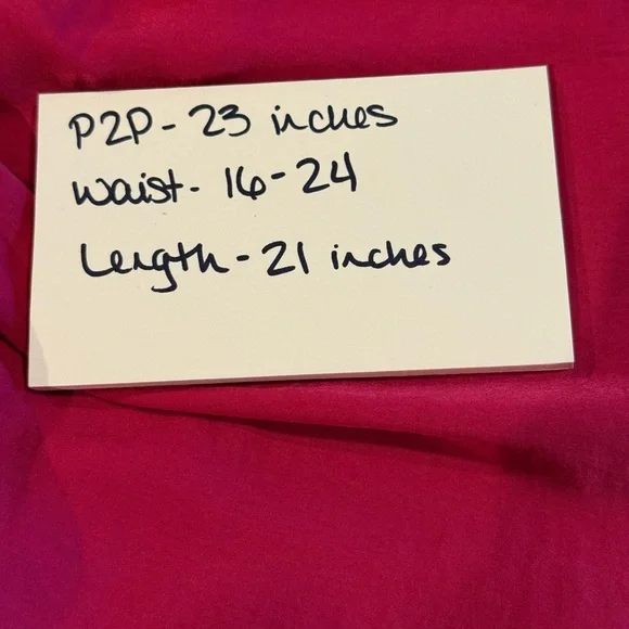 Alex & Lili Fuchsia Sleeveless Blouse - Picture 7 of 7